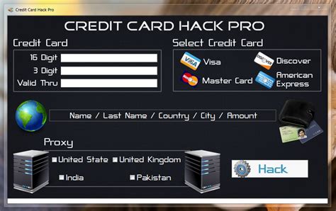 19 . . Hack credit card information free